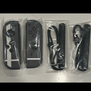 Nintendo Switch Super Smash Bros L + R Joy-Cons & Straps *NEW NEVER USED*